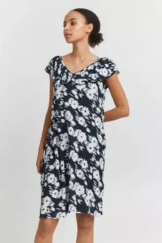 Платье ICHI Sommer, серый