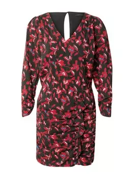 Платье Ikks, рубиново-красный