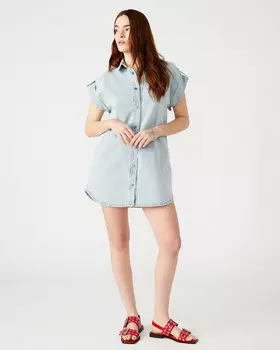 Платье Ilara Denim Dress Steve Madden, синий