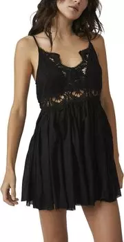 Платье Ilektra Slip Free People, черный