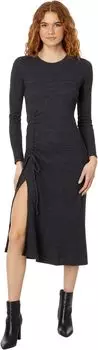 Платье Ilia Ruched Tie Maxi Michael Stars, цвет Charcoal