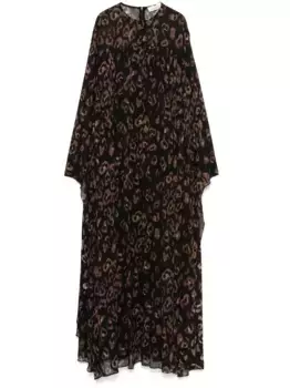 Платье Illuminate с рукавами 'летучая мышь' ZIMMERMANN, черный