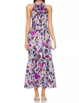 Платье Iman до щиколотки цвета водяной лилии Cleobella, цвет waterlily