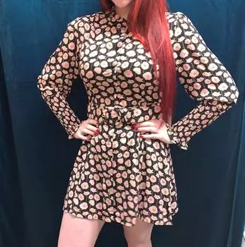 Платье In Bloom в черном цвете bishop + young