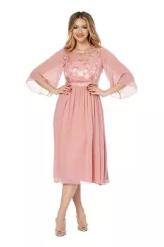 Платье Iris с воздушными рукавами Barocca, розовый