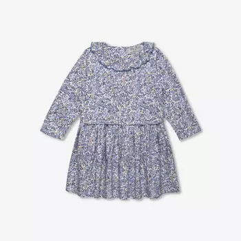 Платье из эластичного джерси wiltshire с цветочным принтом 3–24 месяца Trotters, сиреневый