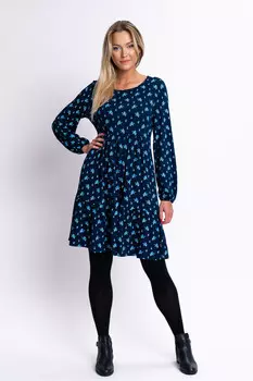 Платье из эластичного материала Budmil, синий/голубой