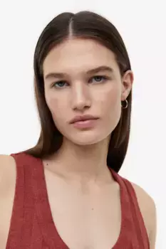 Платье из эластичного трикотажа H&M, красный