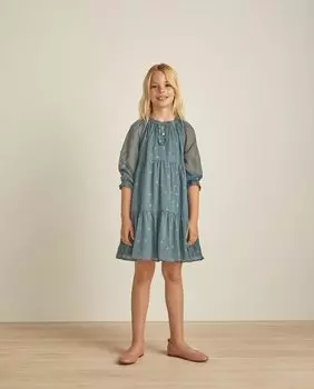 Платье из бамбука с длинными рукавами для девочки Coconut El Corte Ingls, синий