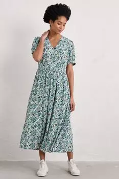 Платье из березы с мотивом листьев Seasalt Cornwall, мультиколор