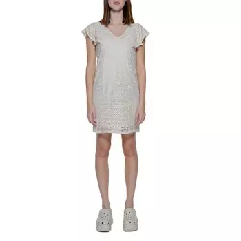 Платье из бежевого полиэстера Vero Moda