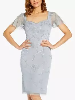 Платье из бисера Papell Studio, Ледник