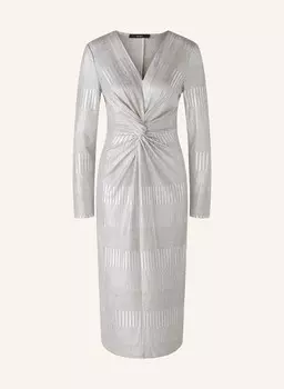 Платье из блестящей пряжи Oui, серебряный
