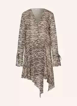 Платье из блестящей пряжи Patrizia Pepe, черный