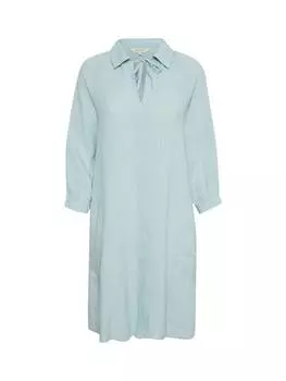 Платье из чистого льна с завязками на шее erona Part Two, цвет Ether