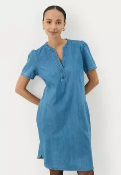 Платье из денима AMINASE Part Two, цвет Medium Blue Denim