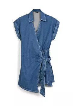 Платье из денима Calliope, цвет Blu Denim Medio