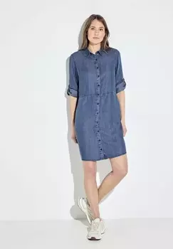 Платье из денима Cecil, синий