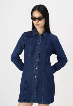 Платье из денима CHASE DRESS Abercrombie & Fitch, светло-голубой деним