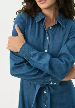 Платье из денима CIRKE Part Two, синий деним