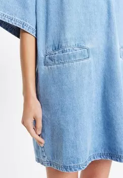 Платье из денима CORTO Bimba Y Lola, синий деним