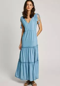 Платье из денима EFFIE Pepe Jeans, синий