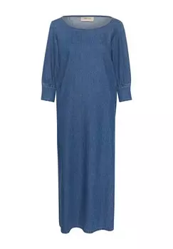 Платье из денима GERTA Cream, синий деним
