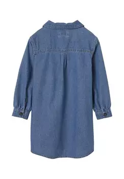 Платье из денима MIT KNOPFVERSCHLUSS Vertbaudet, синий