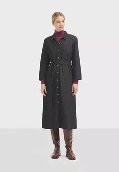 Платье из денима Nice Things, темно-серый