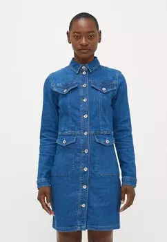 Платье из денима ONLAUGUSTA SHORT DRESS ONLY Petite, синий деним