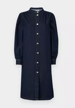 Платье из денима ONLBEATE MIDI DRESS ONLY, темно-синий деним