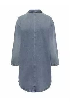 Платье из денима PCRENE Pieces, синий деним