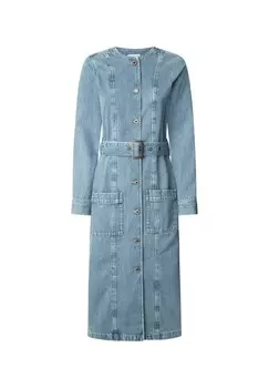 Платье из денима SCOTTIE Pepe Jeans, синий деним