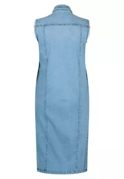 Платье из денима SLEEVELESS Zizzi, светло-голубой деним