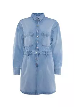 Платье из денима TEEGAN Dr.Denim, светло-голубой деним