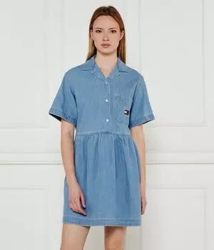 Платье из денима Tommy Jeans, синий