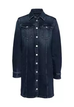 Платье из денима Tommy Jeans, темно-синий деним