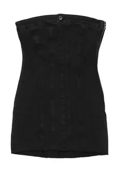 Платье из денима TUBINO Calliope, черный деним