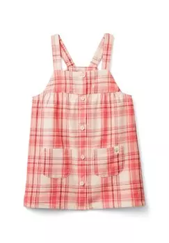 Платье из денима United Colors of Benetton, светло-красный