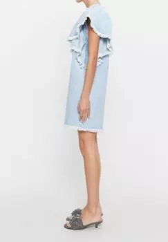 Платье из денима VOLANTES Bimba Y Lola, светло-голубой