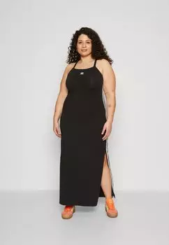 Платье из джерси 3 STRIPES DRESS adidas Originals, цвет black