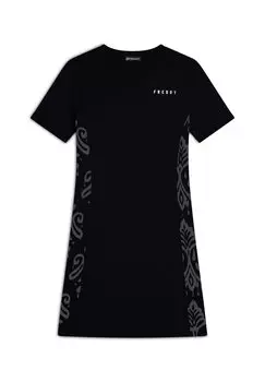 Платье из джерси A MANICHE CORTE IN CON DETTAGLI Freddy, черный