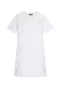Платье из джерси A MANICHE CORTE IN CON DETTAGLI Freddy, белый