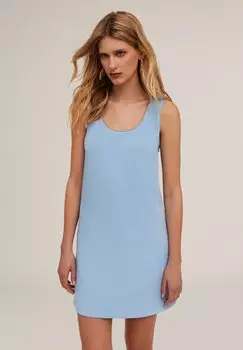 Платье из джерси A TUBINO CON DETTAGLIO Motivi, светло-голубой