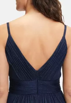 Платье из джерси ABEND IM GLITZER-LOOK Vera Mont, синий