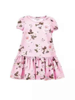 Платье из джерси ABITO NEW FREE TIME ST BOUQUET ESTIVO Monnalisa, цвет pink