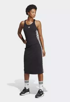 Платье из джерси adidas Originals, черный