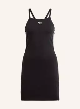 Платье из джерси Adidas Originals, черный