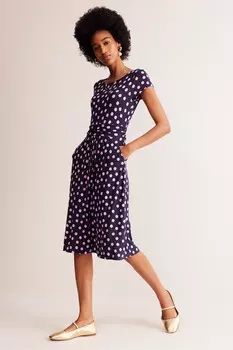 Платье из джерси Амели Boden, синий