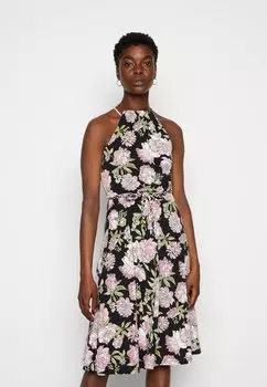 Платье из джерси Anna Field, черный/розовый